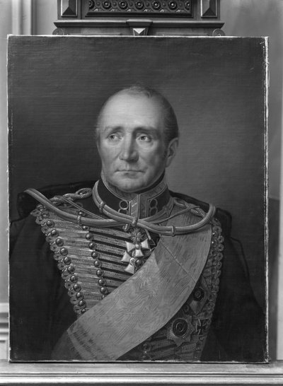 Porträtt av general von Zieten av Franz Krüger