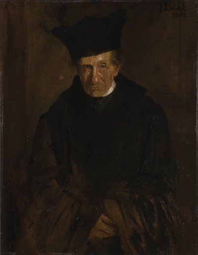 Porträt von Ignaz von Döllinger 1799-1890, 1883 von Franz von Lenbach