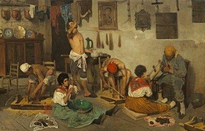 Italienska: Venetianska radbandsvändare Venetianska radbandsvändare av Franz Leo Ruben