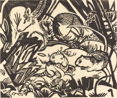 Animal Legend (Tier Legend) av Franz Marc