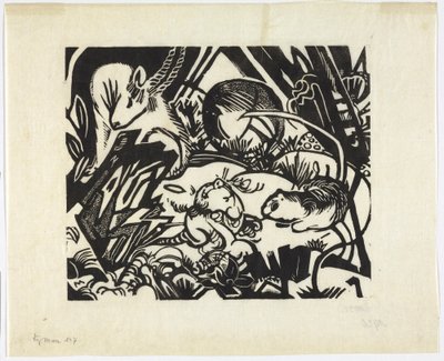 Djurlegend av Franz Marc