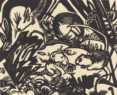 Djurlegend av Franz Marc