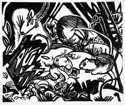Djurlegend av Franz Marc
