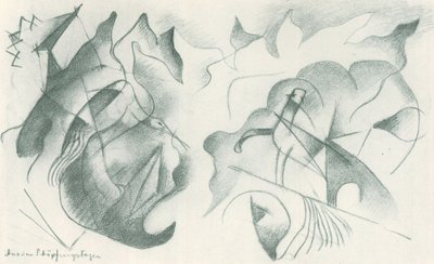 Från skapelsens dagar av Franz Marc