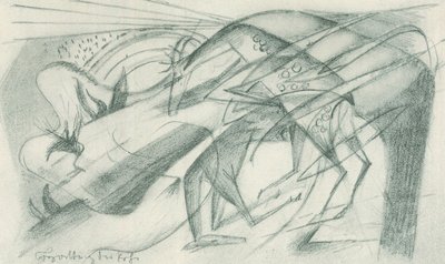 Parning av rådjur av Franz Marc