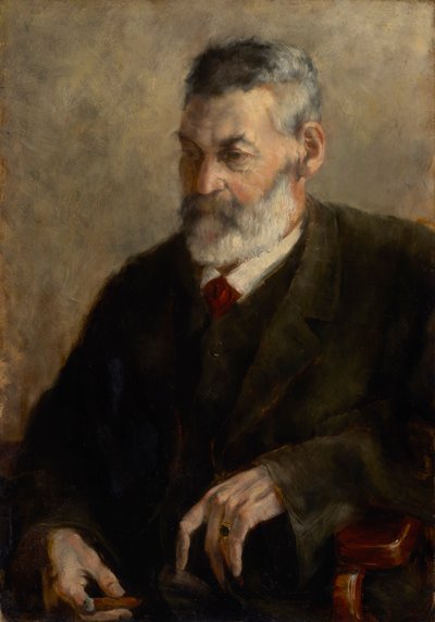 Porträtt av konstnärens far av Franz Marc