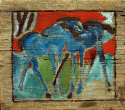 Blå föl av Franz Marc
