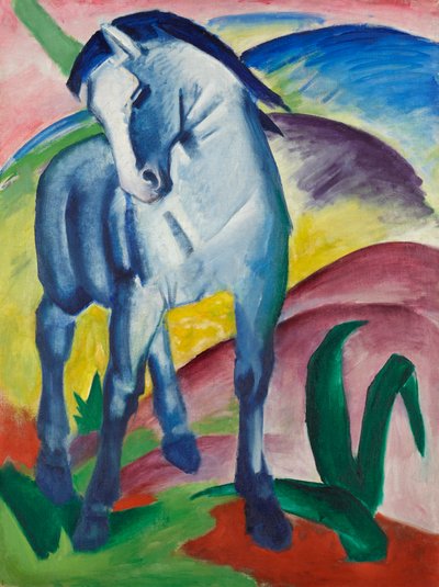 Blå häst I av Franz Marc