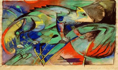 kameleont av Franz Marc