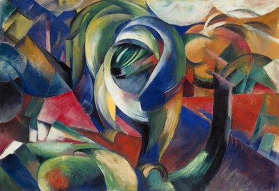 Mandrillen av Franz Marc