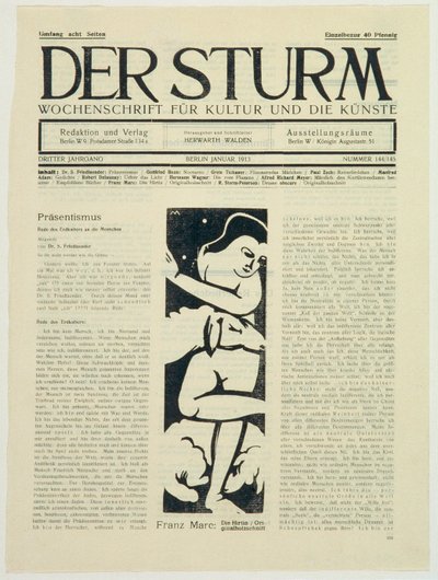 Herdinnan av Franz Marc