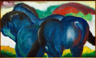 De små blå hästarna av Franz Marc