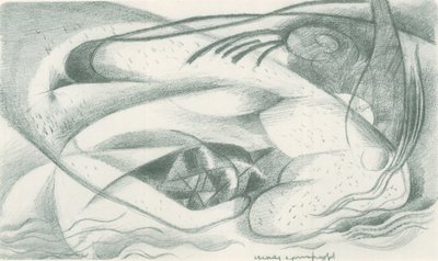 Franz Marc - Skissbok från fältet - Blad 23 av Franz Marc