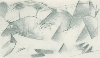 Franz Marc - Skissbok från fältet - Blad 33 av Franz Marc