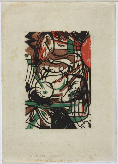 Hästarnas födelse av Franz Marc