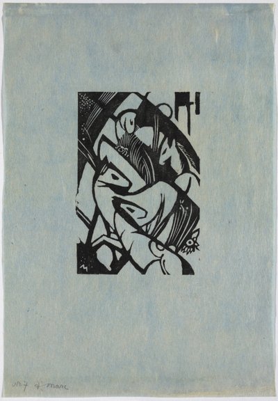 Tyska: Hoppande hästar av Franz Marc