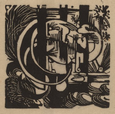 Ödlor, 1912. av Franz Marc