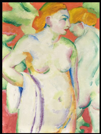 Nakenbilder i Cinnabar av Franz Marc