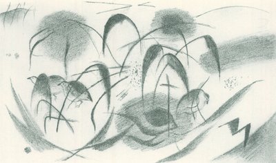 Perlhöns av Franz Marc