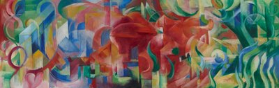 Spela formulär av Franz Marc