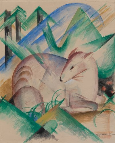 Kronhjort. 1913 av Franz Marc