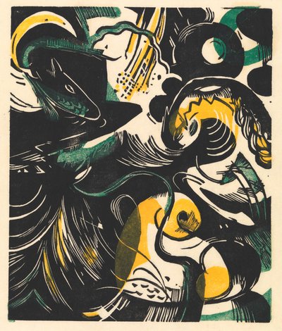 Skapelseberättelse II av Franz Marc