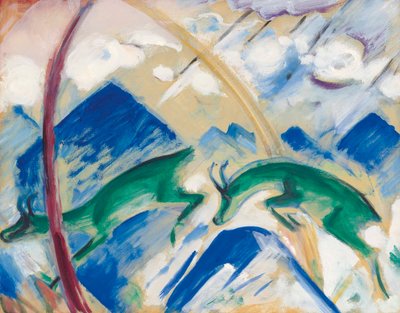 Gemsarna, 1911. av Franz Marc
