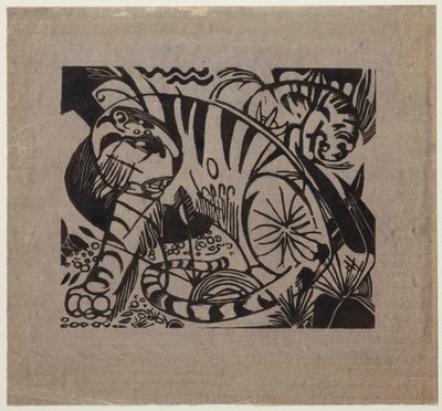 Tigrar av Franz Marc