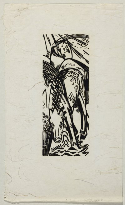 drickande häst av Franz Marc