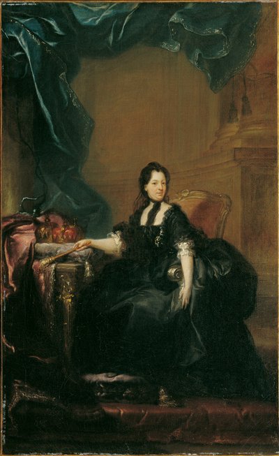 Kejsarinnan Maria Theresa i änkekläder av Franz Messmer