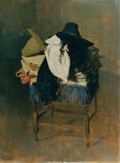 Kostymer på en stol av Franz Rumpler