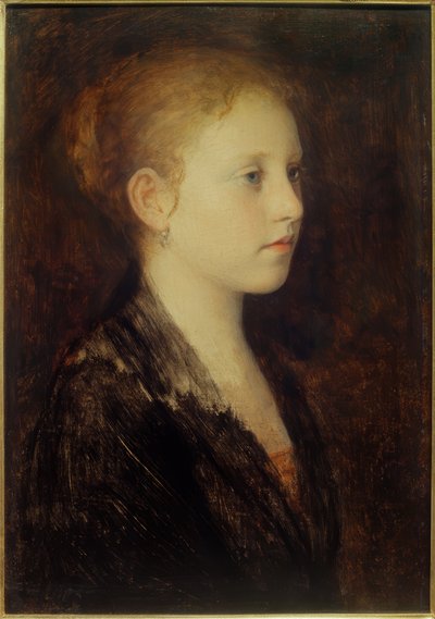 Flicka huvud av Franz Rumpler