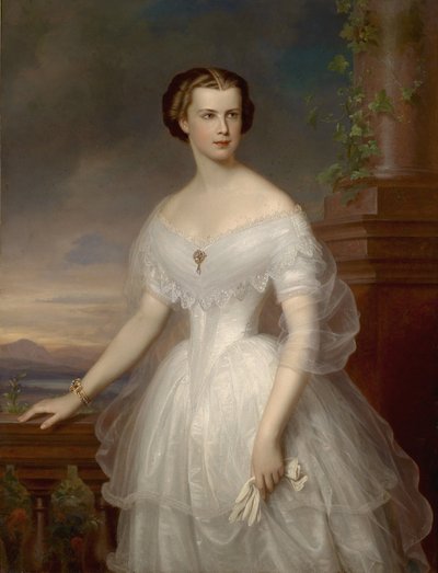 Porträtt av Elisabeth av Bayern av Franz Schrotzberg