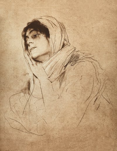 Eleonora Duse av Franz Seraph von Lenbach