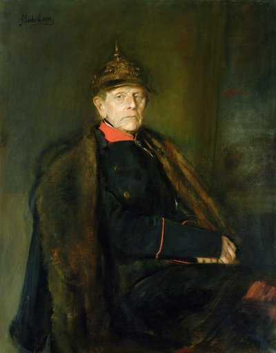 Generalfältmarskalk Helmuth Graf von Moltke (1800-91), 1890 av Franz Seraph von Lenbach