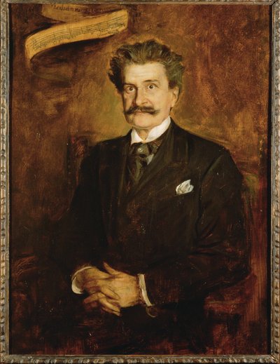 Johann Strauss son ... (målning på duk) av Franz Seraph von Lenbach