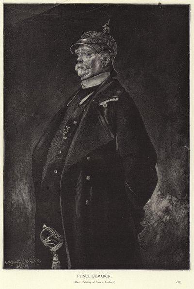 Otto von BIsmarck av Franz Seraph von Lenbach