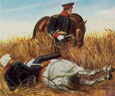 Blücher i slaget vid Ligny av Franz Stassen