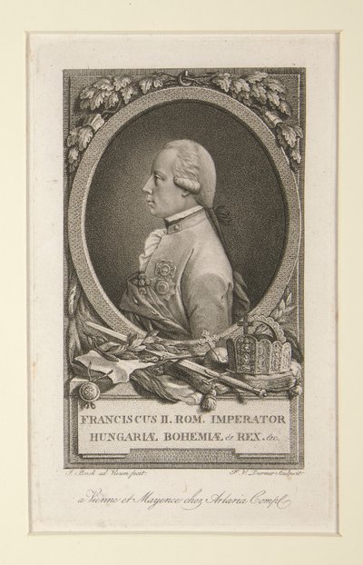 Franciskus II. Rom. Kejsare av Böhmen och kung av Ungern av Franz Valentin Durmer
