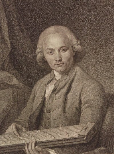 Porträtt av organisten och kompositören Georg Joseph Vogler 1749-1814, ca. 1795. av Franz Valentin Durmer