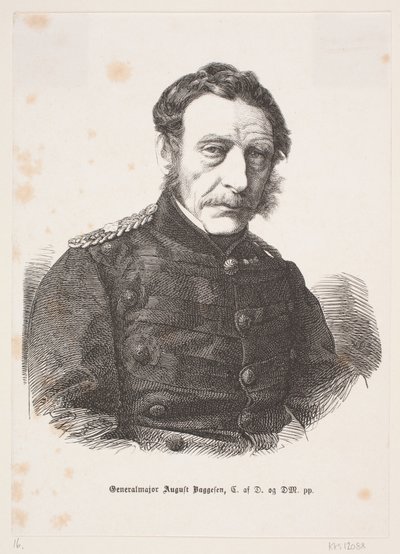 Generalmajor August Baggesen av Franz Wilhelm Obermann