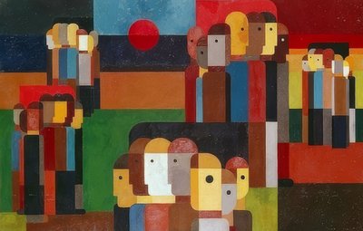 Tyska bondekriget. 1932 av Franz Wilhelm Seiwert