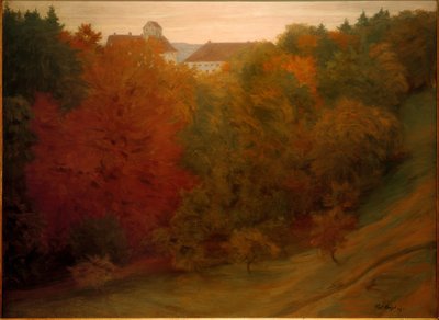Utsikt över Seefeld slott av Franz Wilhelm Voigt