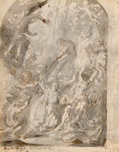 Sankt Judas Thaddeus martyrskap av Franz Xaver Wagenschon