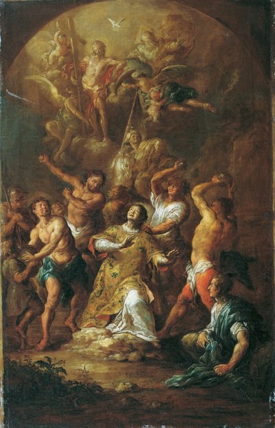 Stening av Sankt Stefan av Franz Xaver Wagenschon