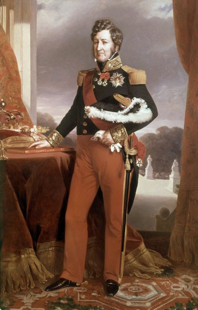 Louis-Philippe, fransmännens kung (olja på duk) av Franz Xaver Winterhalter