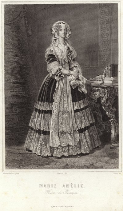 Maria Amalia från Neapel och Sicilien av Franz Xaver Winterhalter