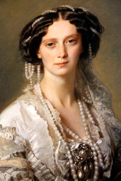 "Porträtt av kejsarinnan Maria Alexandrovna", 1857 av Franz Xaver Winterhalter