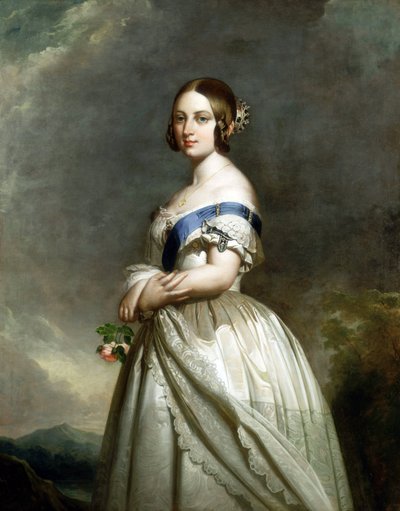Porträtt av drottning Victoria av Franz Xaver Winterhalter
