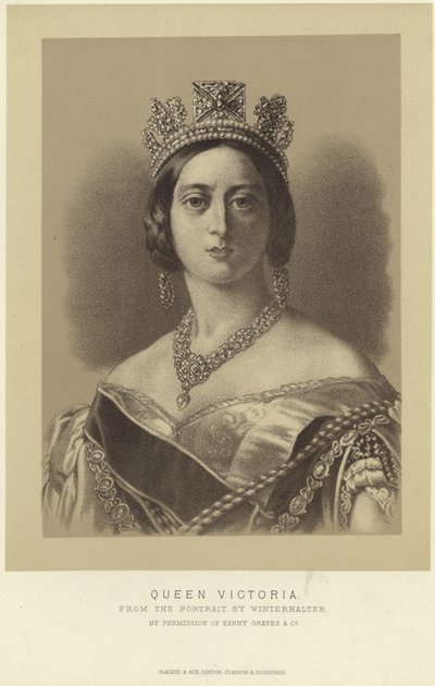Porträtt av drottning Victoria av Franz Xaver Winterhalter
